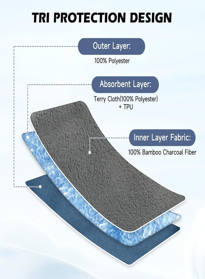 ZINGTERRA Reusable Incontinence Pads for Men, 2 Packs Universal Pad for Mens for Urinary Leakage,Mens Incontinence Pads, Washable Incontinence Guards with Maximum Absorbency to Prevent Leaks - Image 5